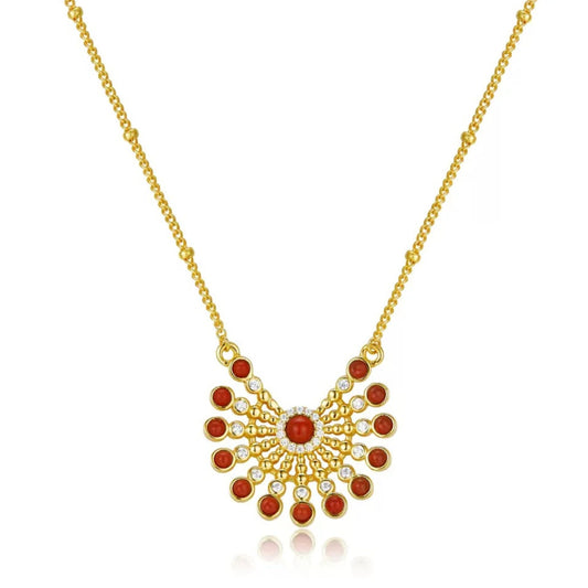 Solstice Medallion Necklace