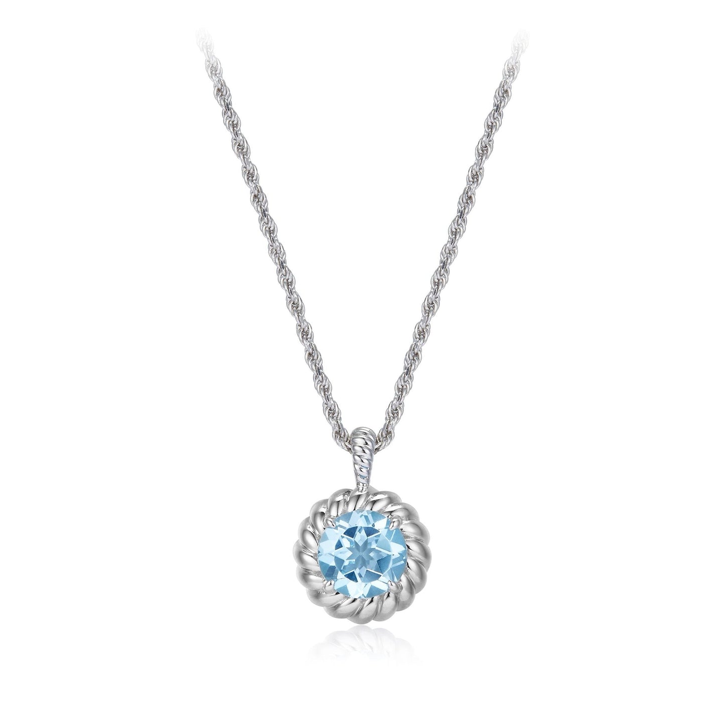 Bleu Tressé Necklace