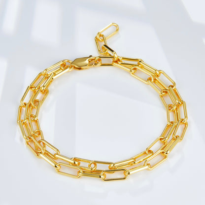 Auréole Double Paperclip Bracelet