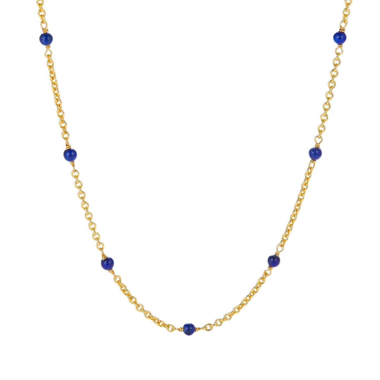 Bare Luxe – Blue Orbit Necklace