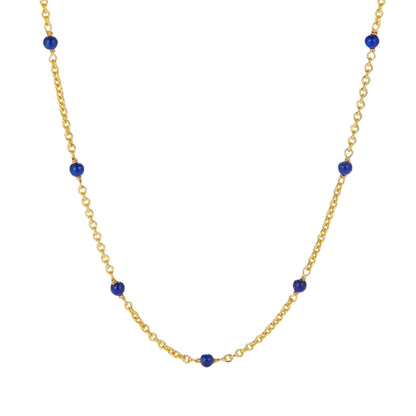 Bare Luxe – Blue Orbit Necklace