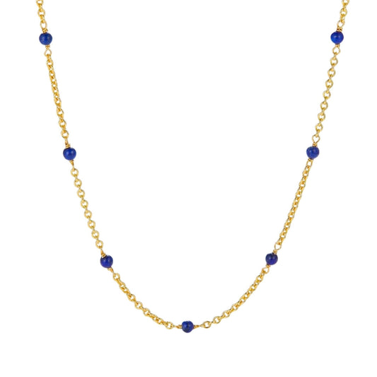 Bare Luxe – Blue Orbit Necklace