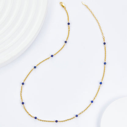 Bare Luxe – Blue Orbit Necklace