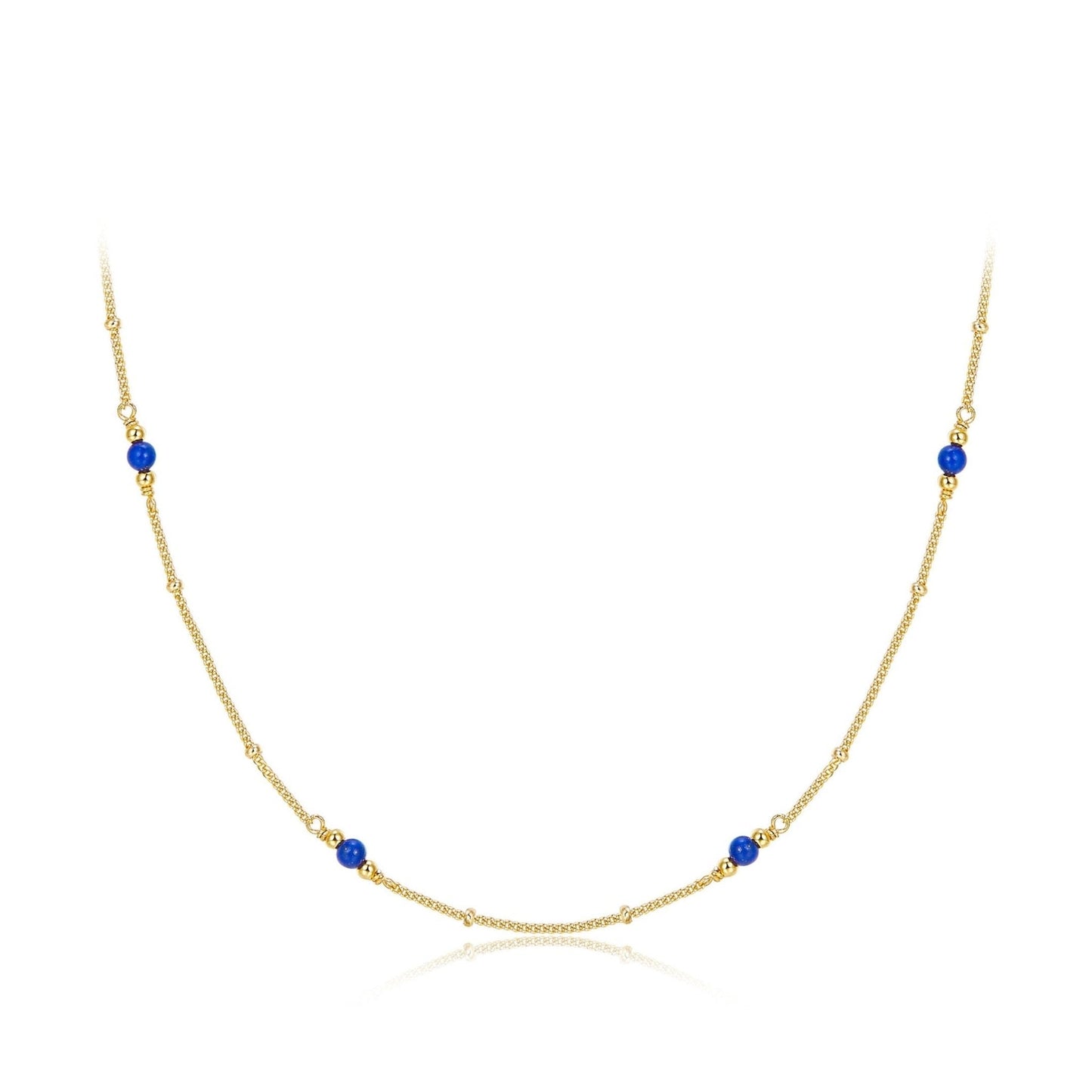 Bare Luxe - Lapis Path Necklace