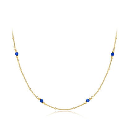 Bare Luxe - Lapis Path Necklace