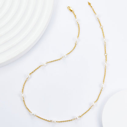 Bare Luxe – Orbit Pearl Necklace
