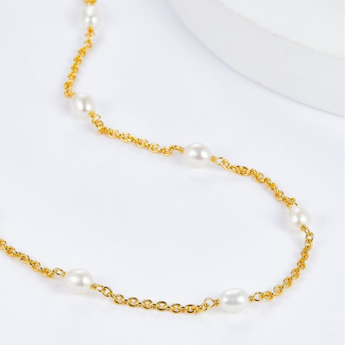 Bare Luxe – Orbit Pearl Necklace