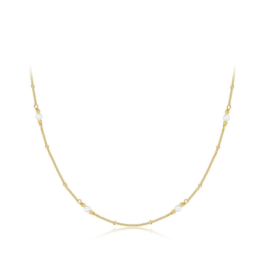 Bare Luxe – Pearl Path Necklace