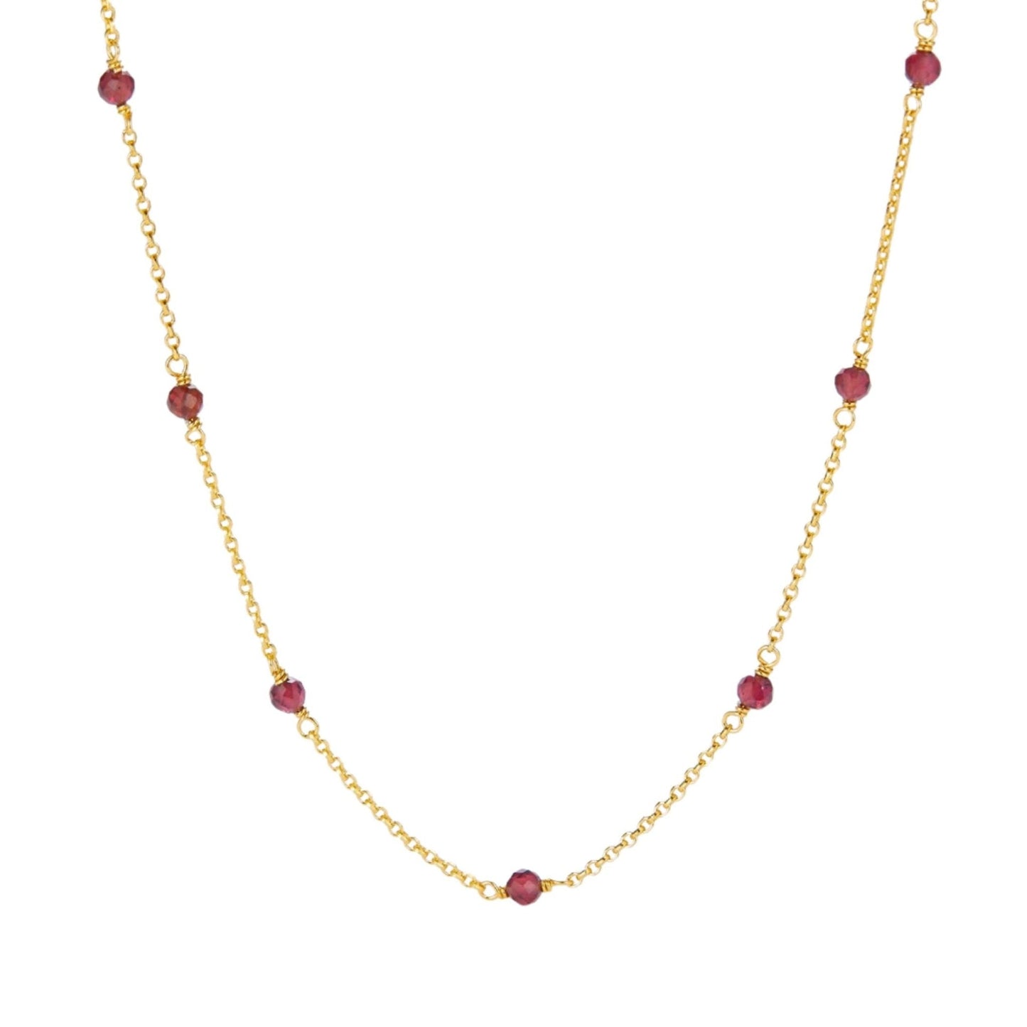 Bare Luxe – Red Orbit Necklace