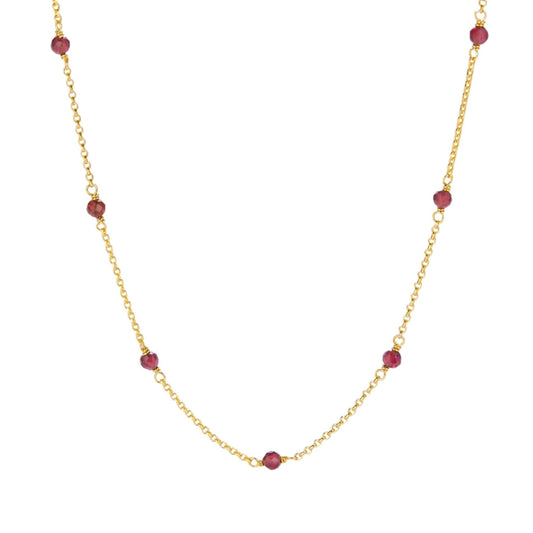 Bare Luxe – Red Orbit Necklace