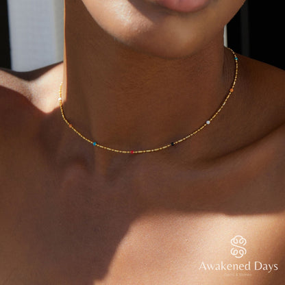 Bare Luxe – The Confetti Necklace