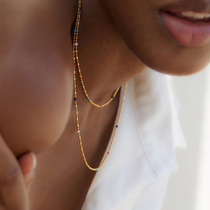 Bare Luxe – The Confetti Necklace