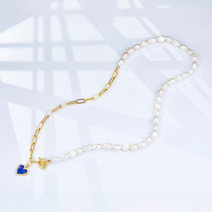 Bleu et Blanc Necklace
