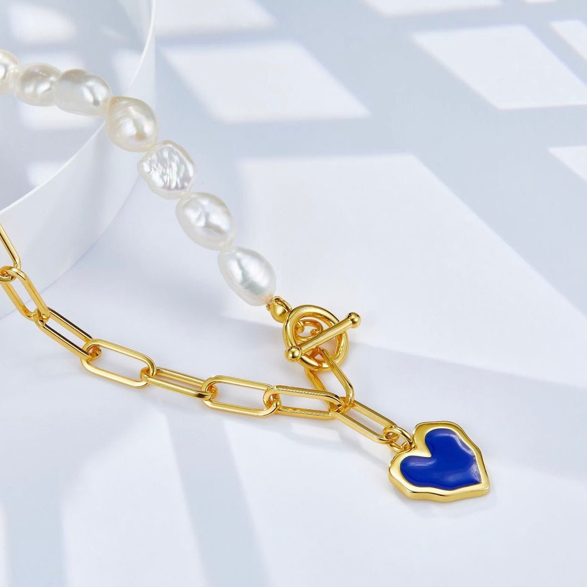 Bleu et Blanc Necklace