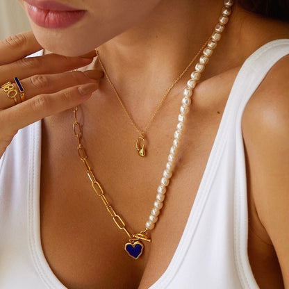 Bleu et Blanc Necklace