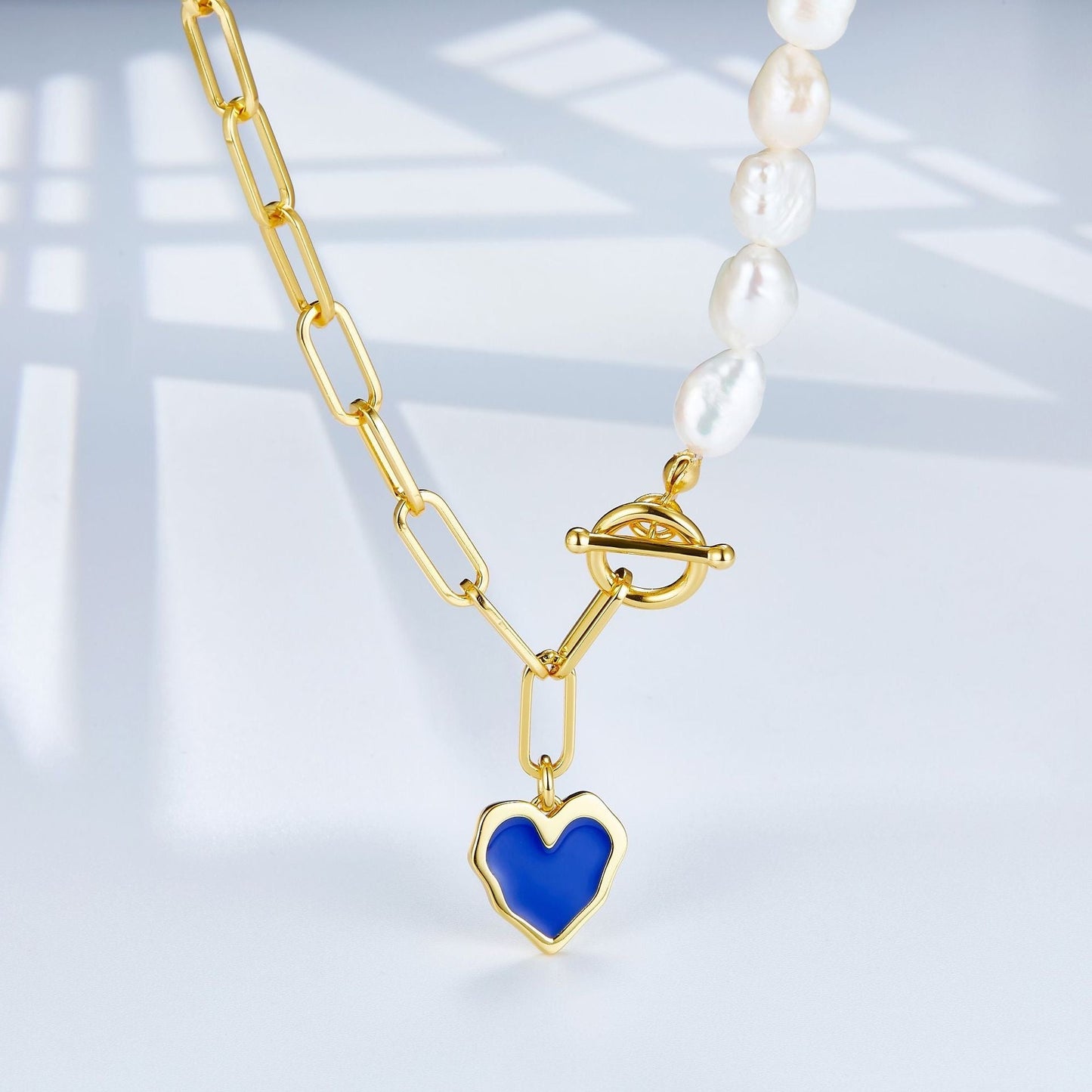 Bleu et Blanc Necklace