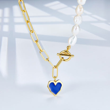 Bleu et Blanc Necklace