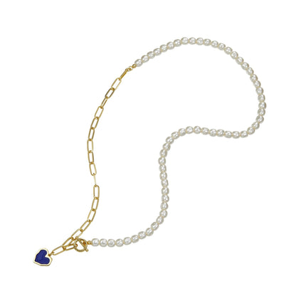 Bleu et Blanc Necklace