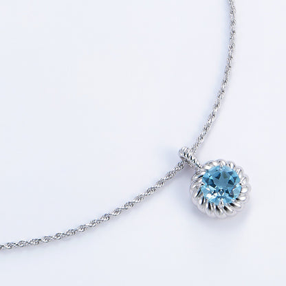 Bleu Tressé Necklace