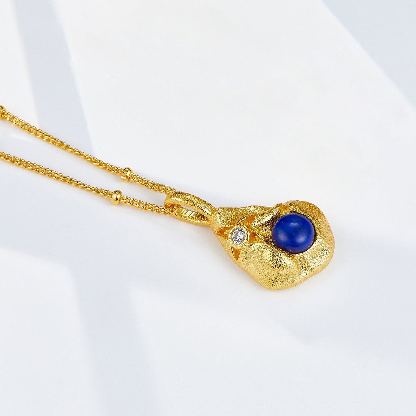 Blue Ember Necklace