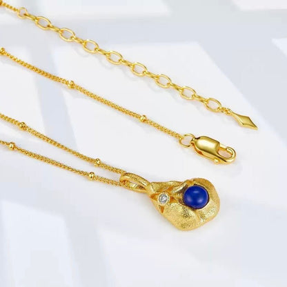 Blue Ember Necklace