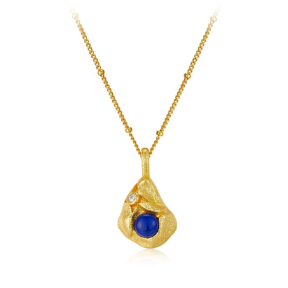Blue Ember Necklace
