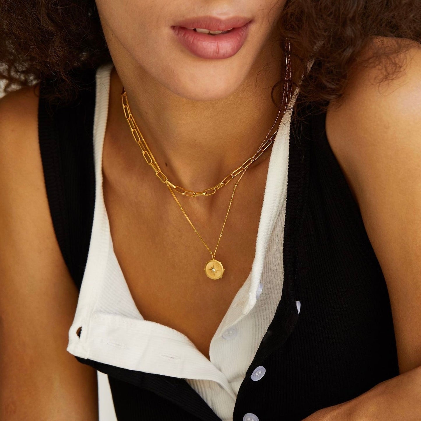 Celeste Medallion Necklace