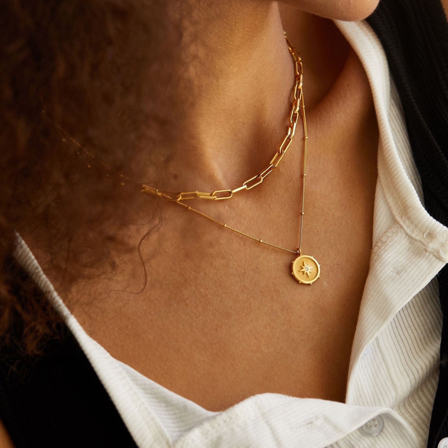 Celeste Medallion Necklace