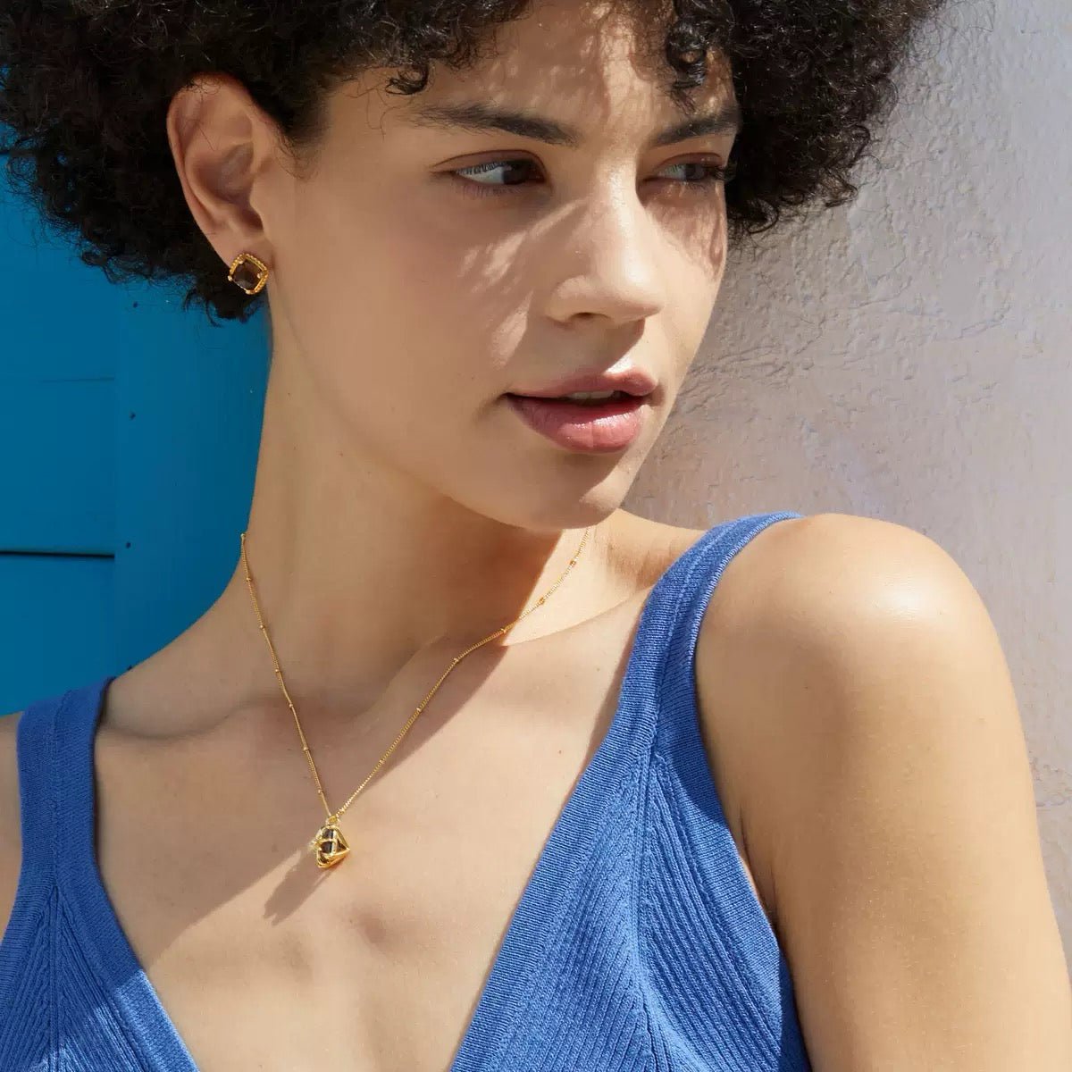 Cocoa Luxe Studs