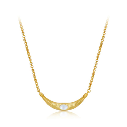 Crescent Arc Necklace