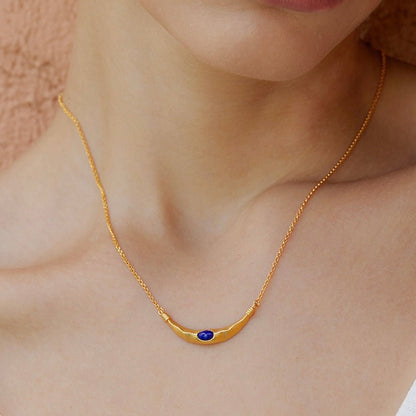Crescent Arc Necklace
