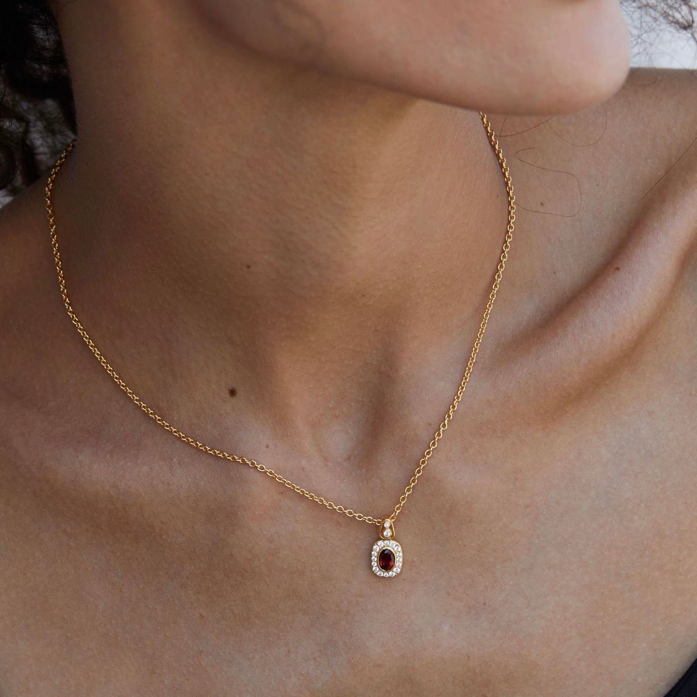 Crimson Crown Necklace