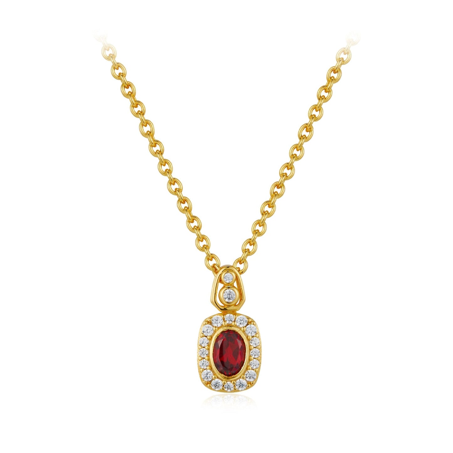 Crimson Crown Necklace