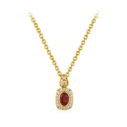 Crimson Crown Necklace