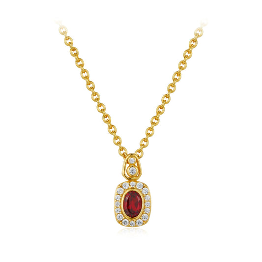 Crimson Crown Necklace