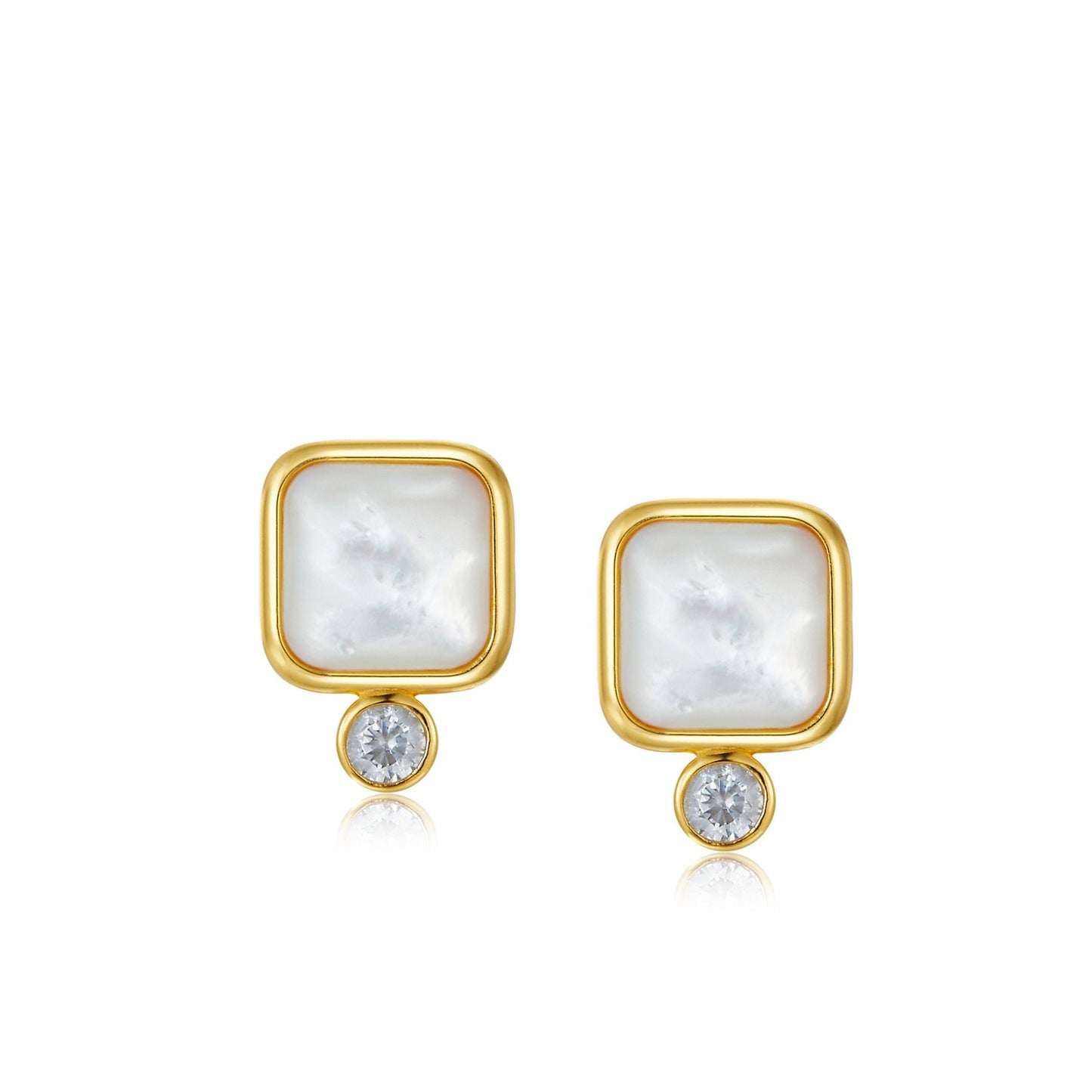 Éclat Blanc Studs