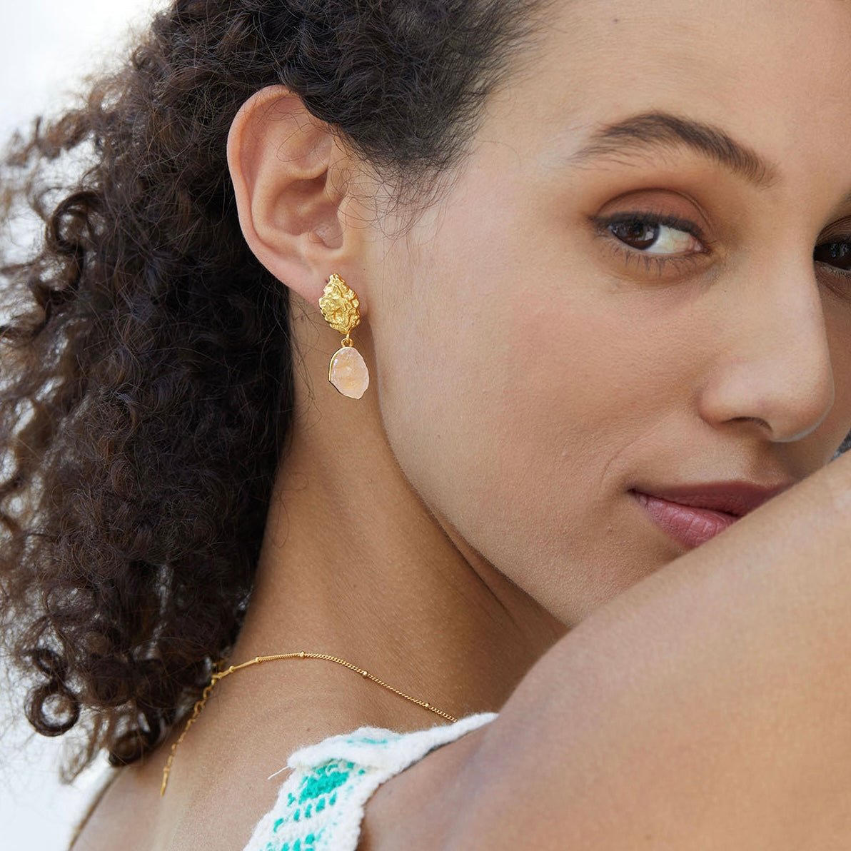 Eros Rose Earrings