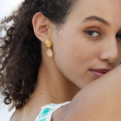 Eros Rose Earrings