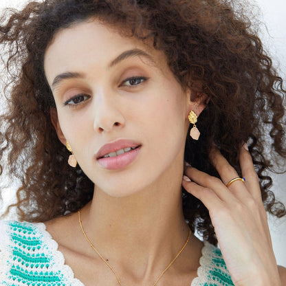 Eros Rose Earrings
