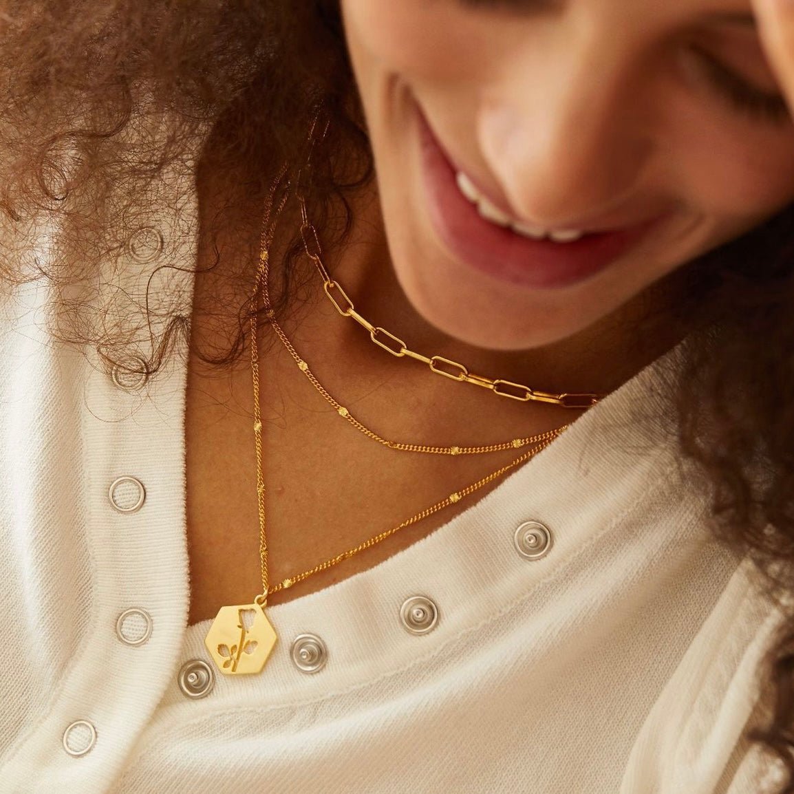 Fleur Emblem Necklace