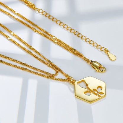 Fleur Emblem Necklace