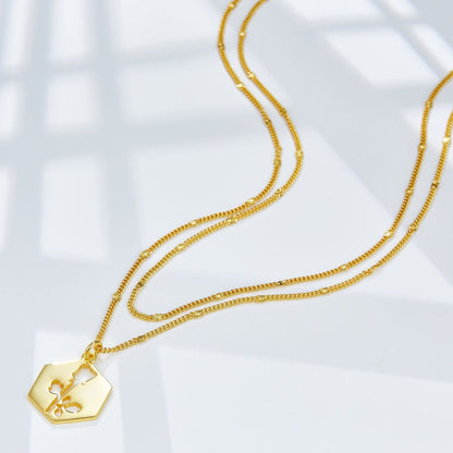 Fleur Emblem Necklace