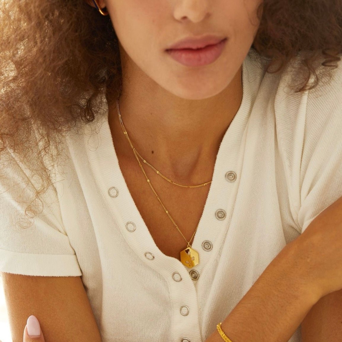 Fleur Emblem Necklace