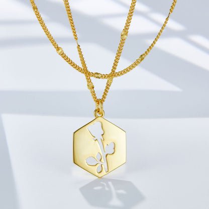 Fleur Emblem Necklace