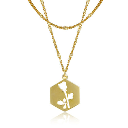 Fleur Emblem Necklace