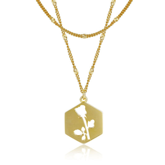 Fleur Emblem Necklace