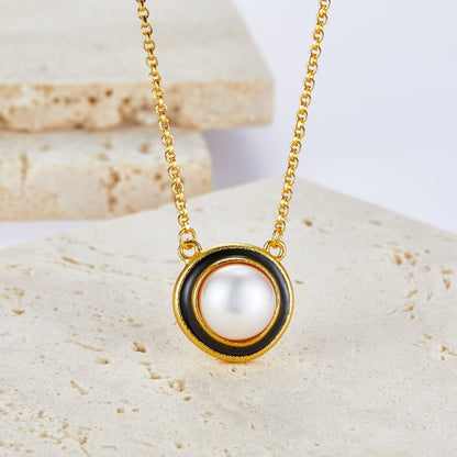 Halo Noir Necklace