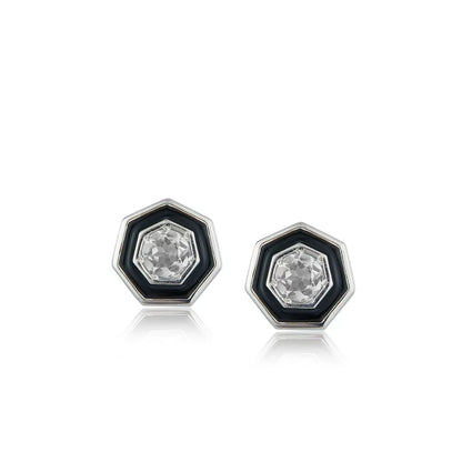 Hexa Noire Studs