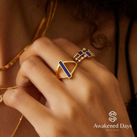 Indigo Bridge Ring