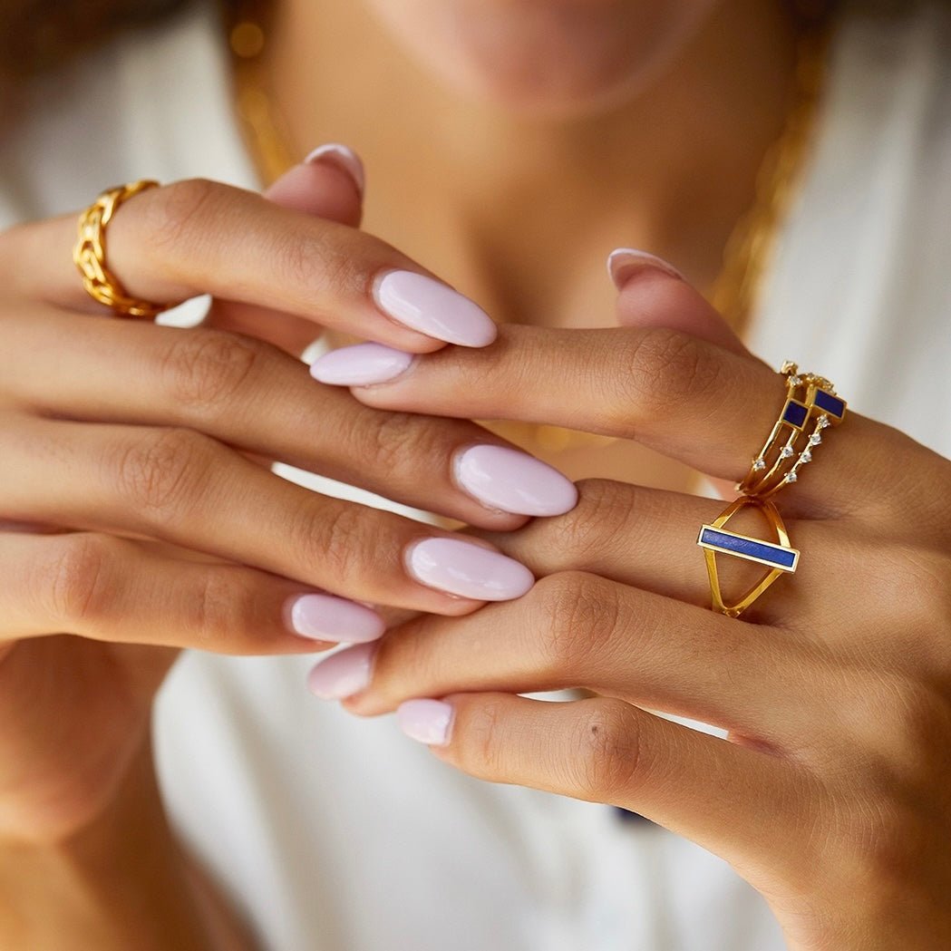Indigo Bridge Ring